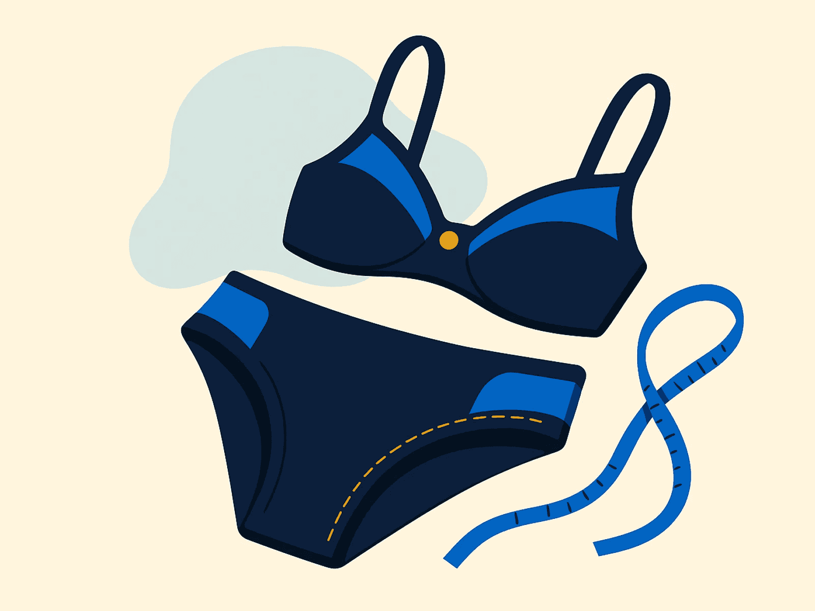Wie misst man einen Bikini?