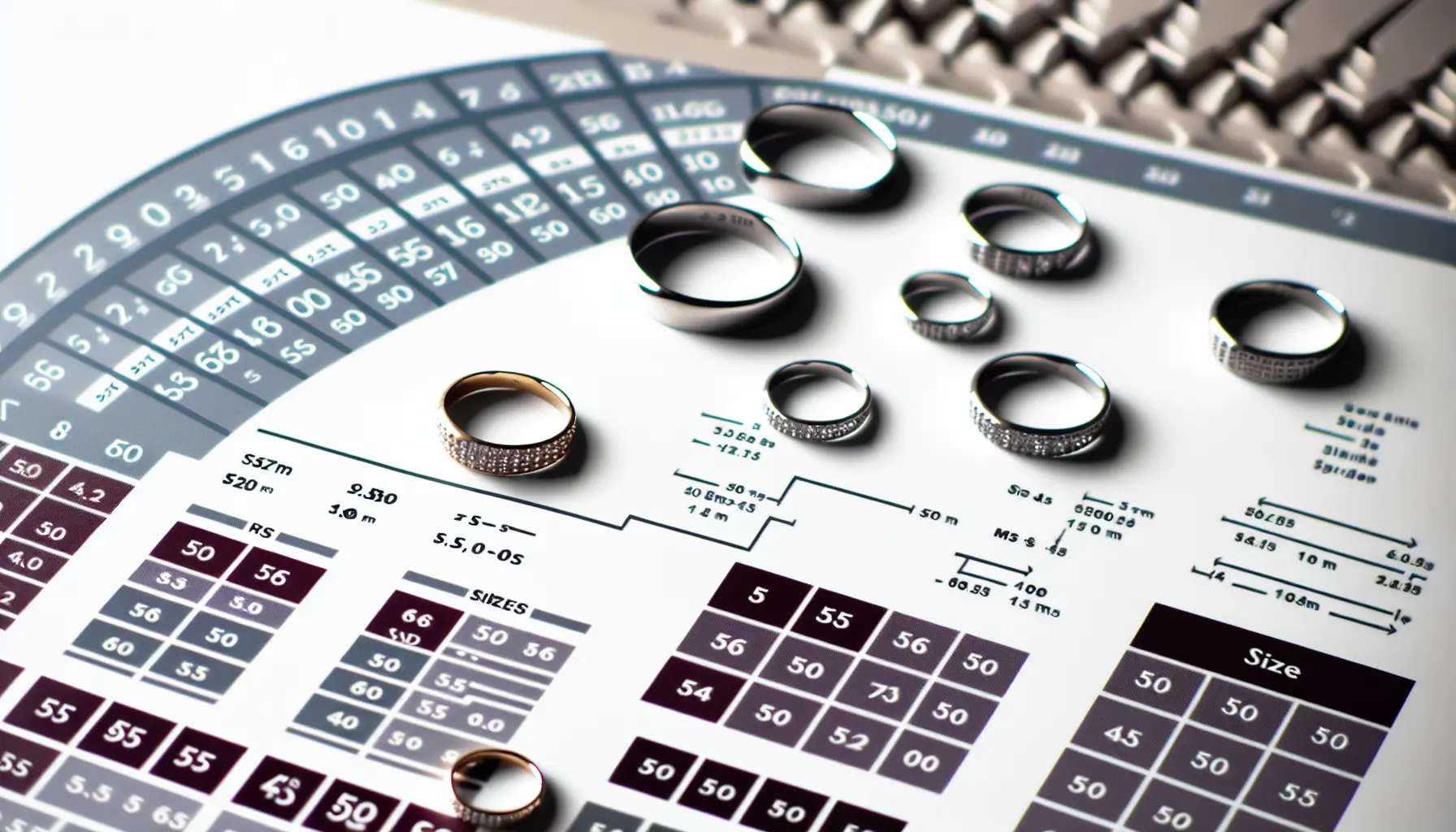 A bunch of rings sitting on top of a table