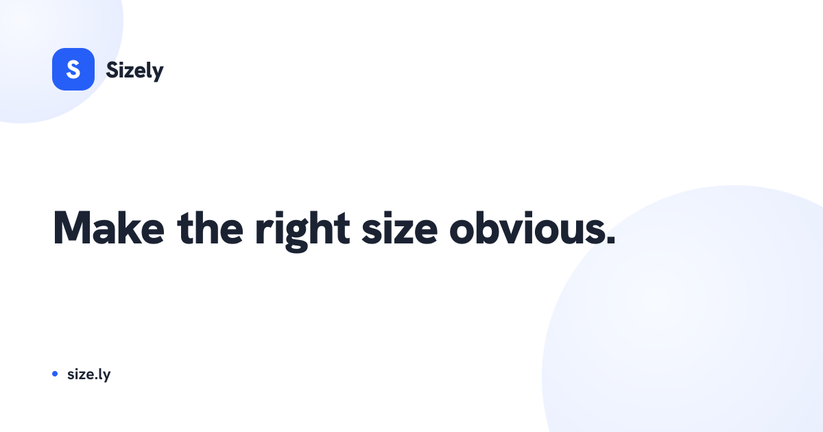 Size Guide App: One Size Page for Your Whole Store | Sizely